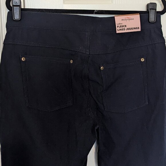NWT Fleece Line Jeggings Dark Blue Womens Size 16 - Picture 4 of 11